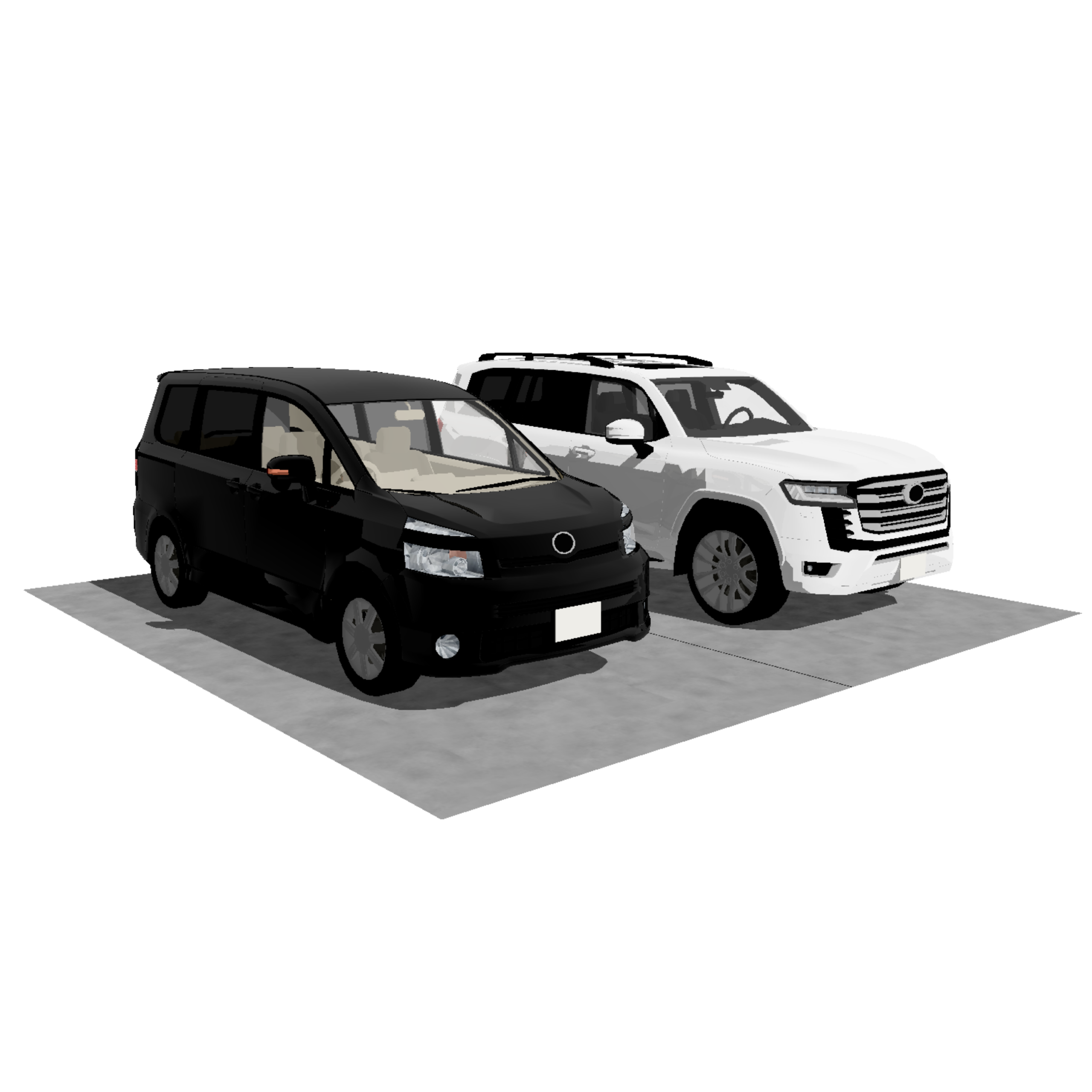 ワゴン車 2台用